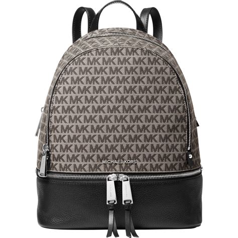 michael michael kors signature rhea zip medium slim backpack|Michael Kors Rhea Zip Medium Slim Backpack .